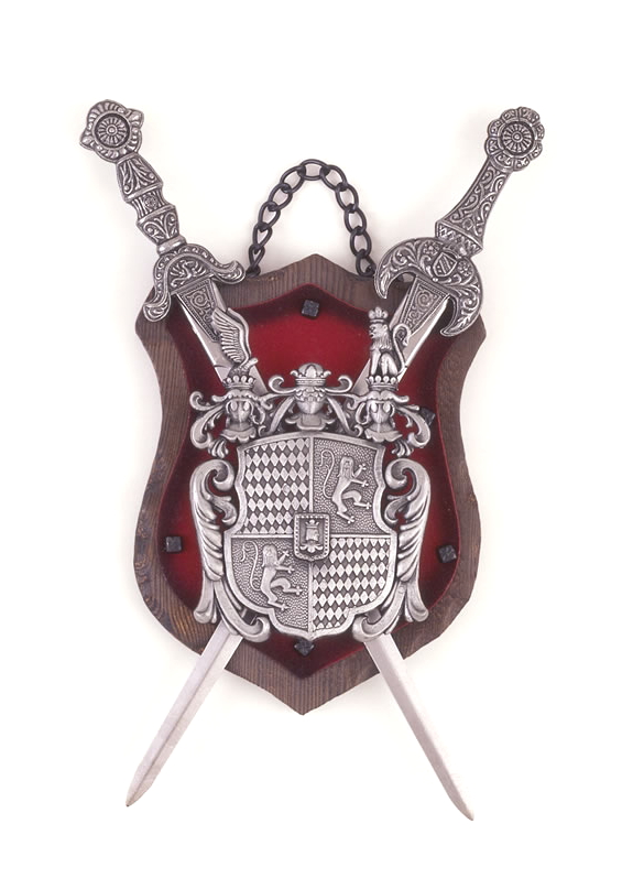 panoplia scudo cm 28