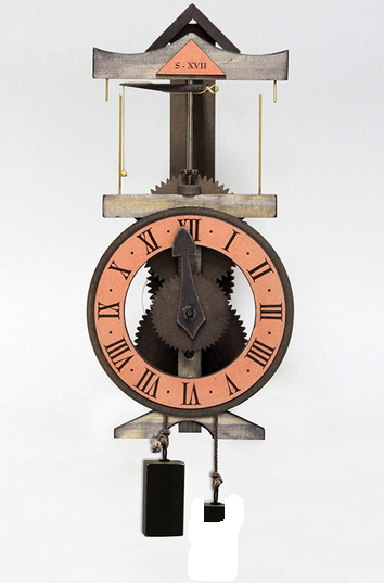 orologio leonardo artigianale da muro