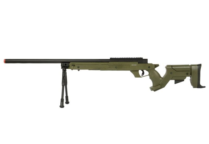 fucile sniper bolt action con bipiede green