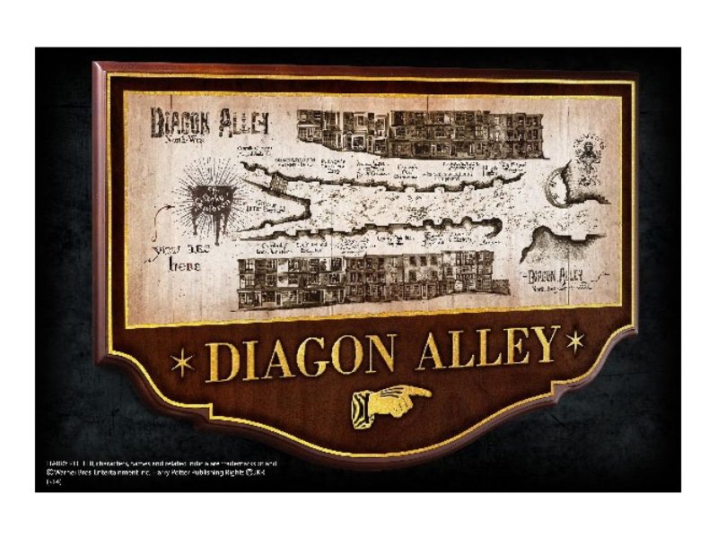 harry potter mappa diagon alley