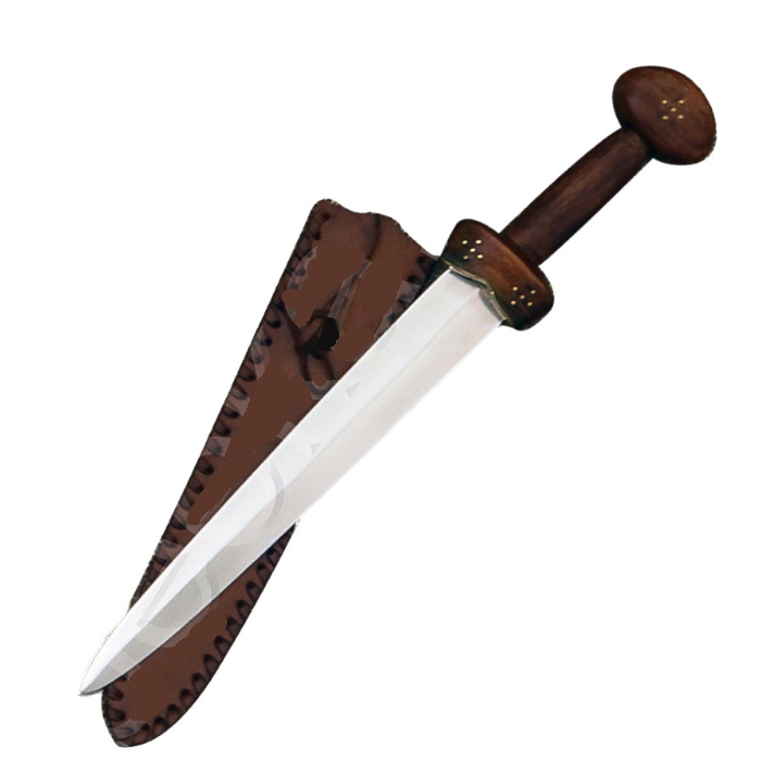 daga celtica con fodero ''la tene''