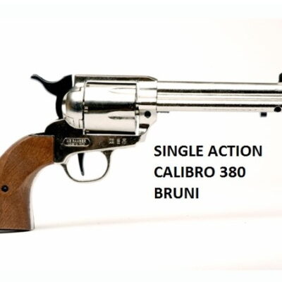 pistola a salve revolver singola azione cal.380 far west silver