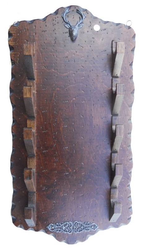 portapistola a pannello per cinque