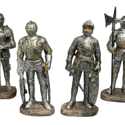 armature medievali quattro pezzi set