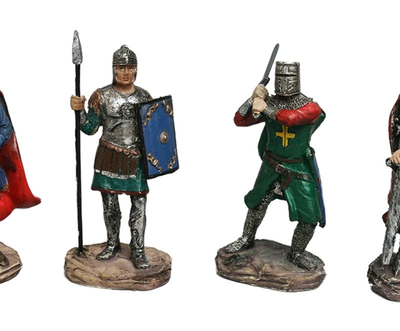 armatura  medievali 4 pezzi set