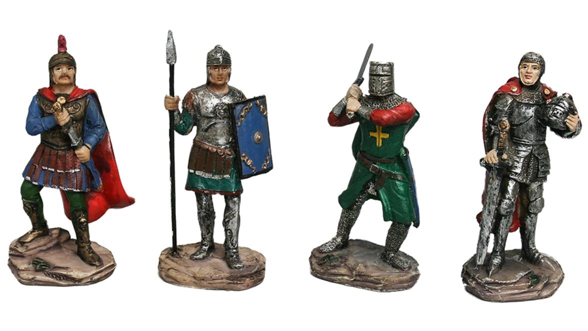 armatura  medievali 4 pezzi set