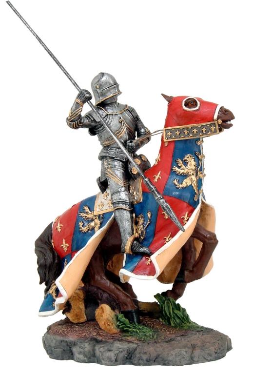 cavaliere medievale con lancia