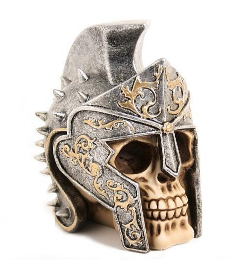 teschio elmo gladiatore