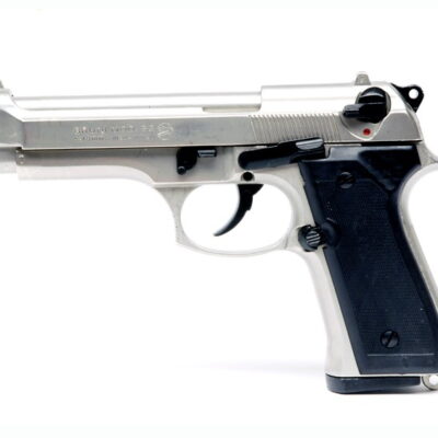 pistola 92 silver 9mm a salve