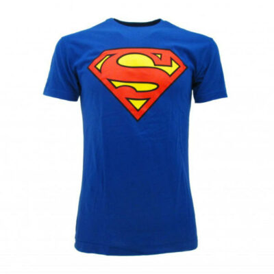 superman logo blue royal t-shirt