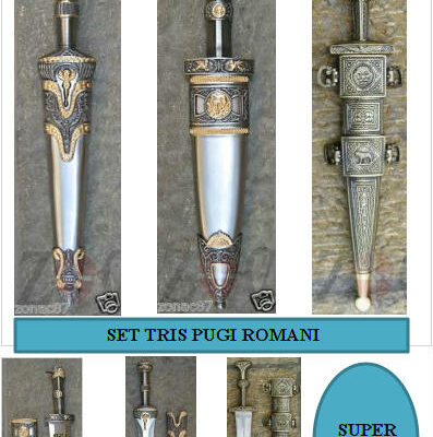 tris pugio romano -super offerta 3 pezzi