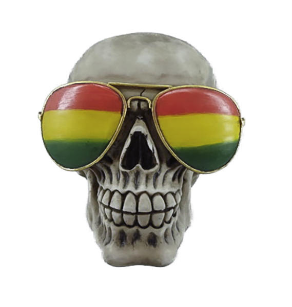 teschio rayban giamaicani