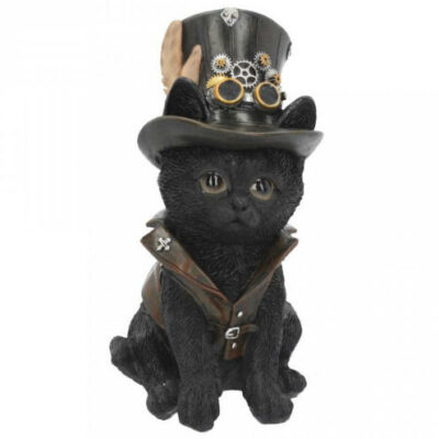 gatto nero steampunk
