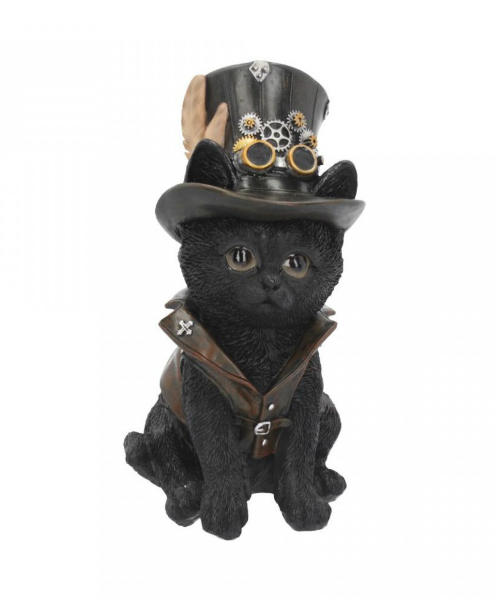 gatto nero steampunk