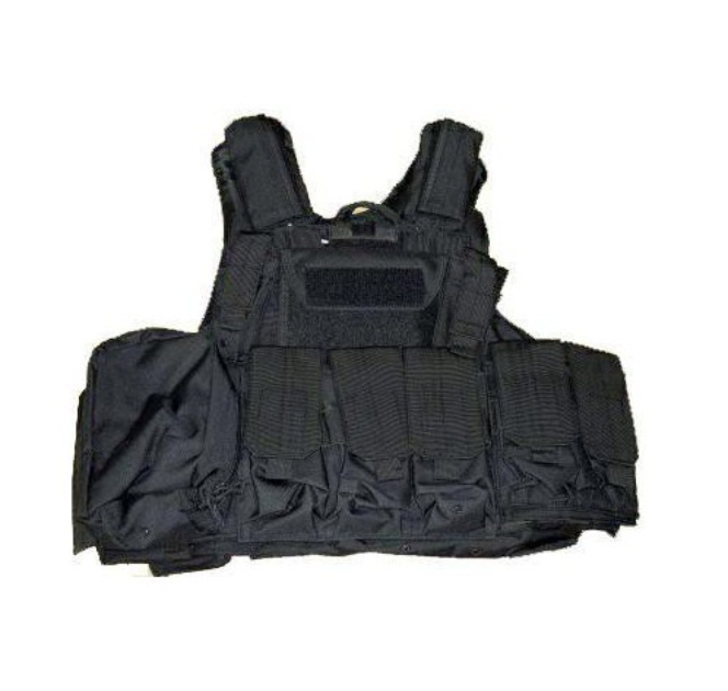 tactical vest c.i.r.a.s. style nero royal