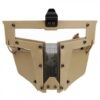 maschera in colore tan iron warrior