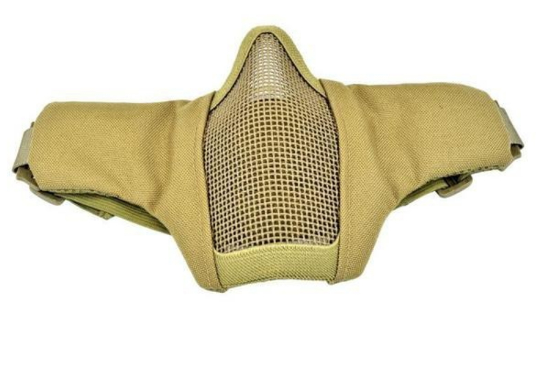 maschera tan griglia in metallo