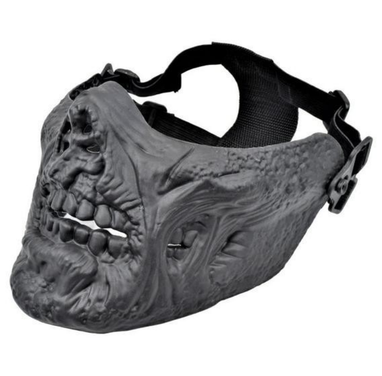 maschera teschio zombie bk