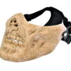maschera teschio zombie brown