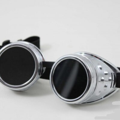 occhiale steampunk classic argento