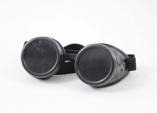 occhiale steampunk classic nero