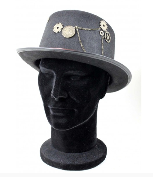 cappello steampunk nero classic