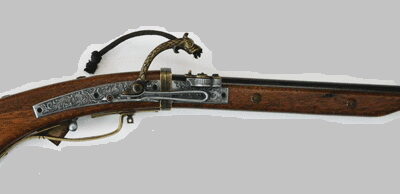 pistola xv secolo meccanismo a miccia