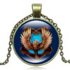 collana pendente tassorosso - harry potter