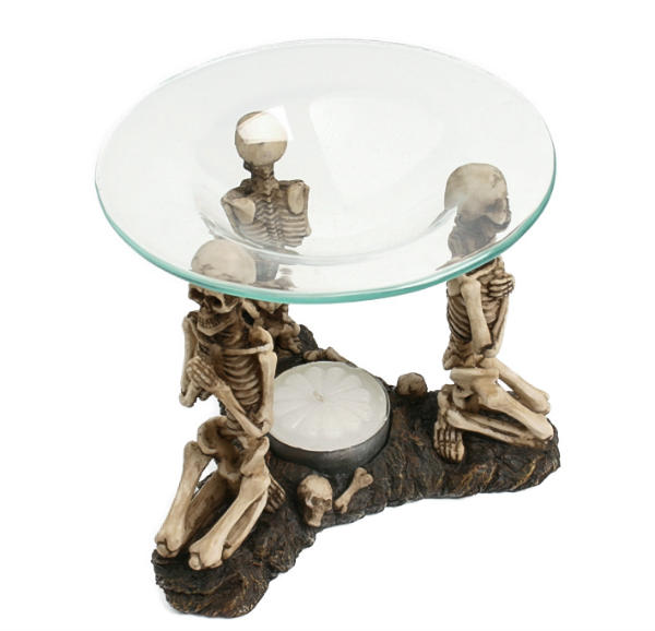 brucia essenze scheletri