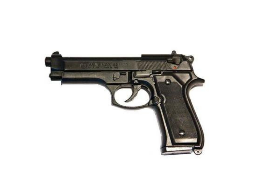 pistola 92 nera 8mm a salve full auto