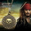 collana pirati dei caraibi medaglione azteco