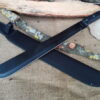 coltello macete con lama in acciaio nero