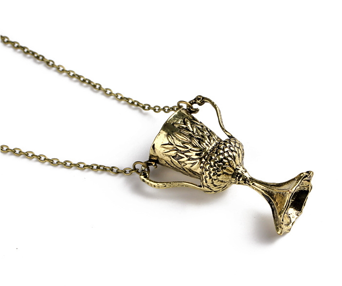 harry potter collana coppa tassorosso