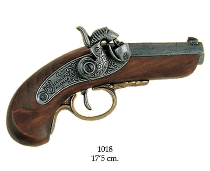 pistola replica baby deringer 1850