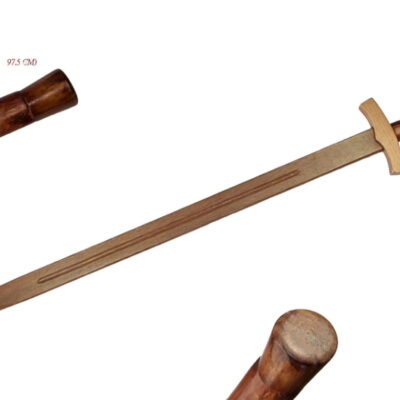 spada storica in legno naturale