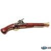 replica pistola antica canna trombone oro