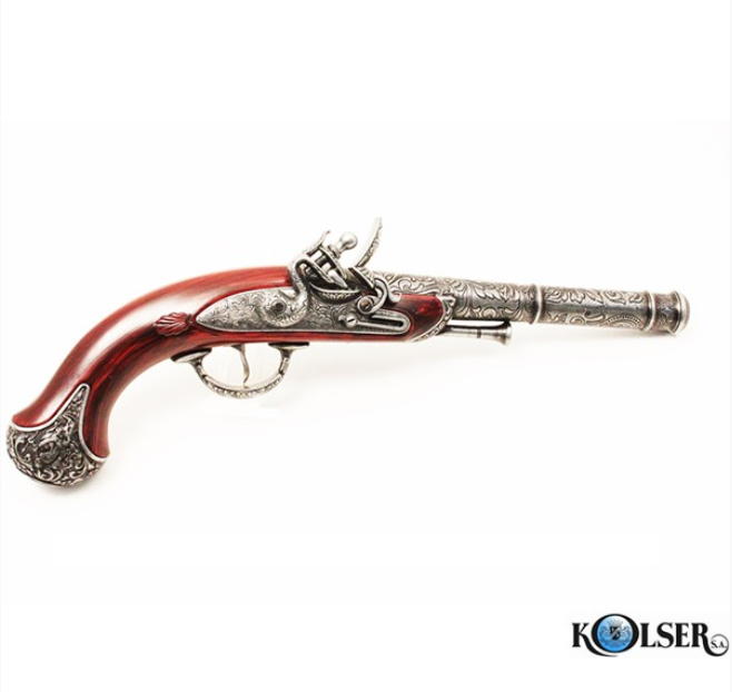 replica pistola antica secolo xviii