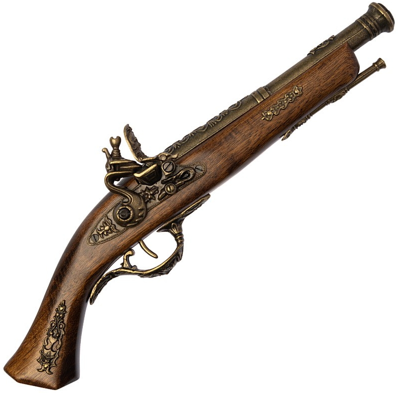 pistola antica italiana xvii sec.a due ordini