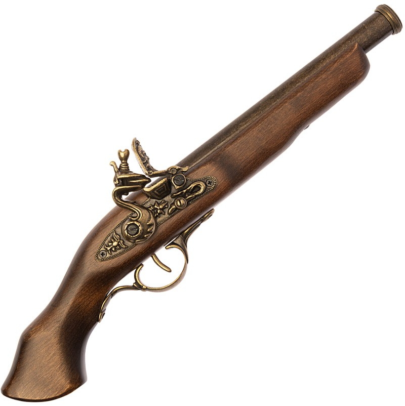 pistola  in legno xvii sec
