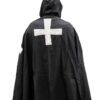 mantello nero croce bianca mantello nero croce bianca