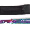 coltello butterfly training rainbow + kit multiuso