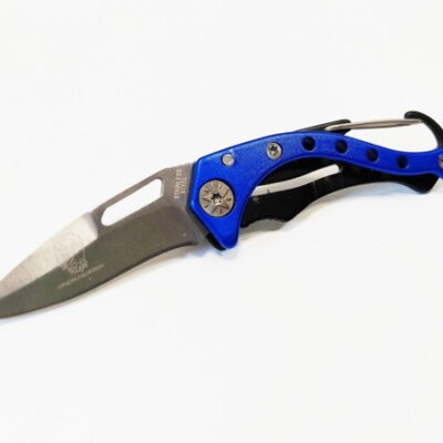 coltellino serramanico blu elettrico