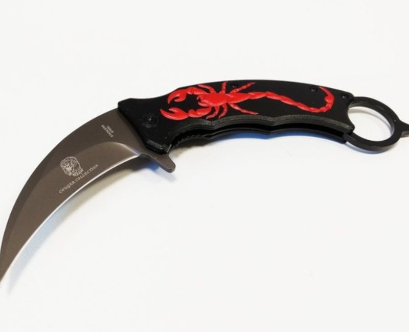 coltello karambit skorpion black