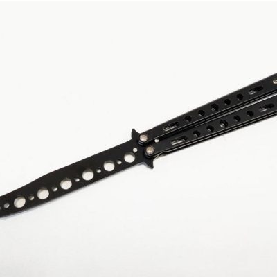 coltello butterfly da allenamento nero