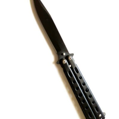 coltello butterfly nero classic