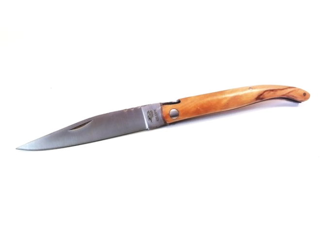 coltello artigianale legno naturale acciaio 440