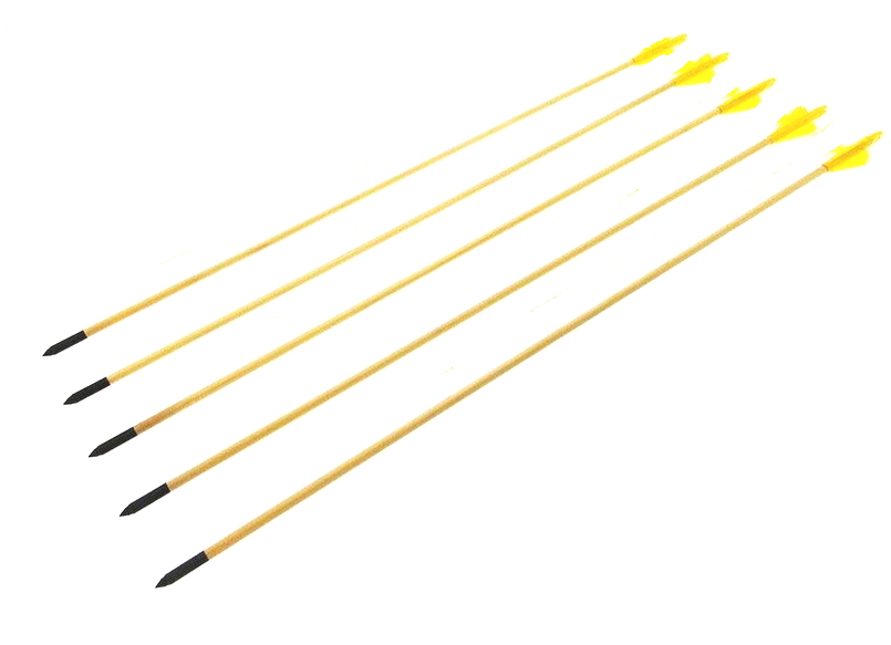 5 frecce singole in legno 20-40 libbre