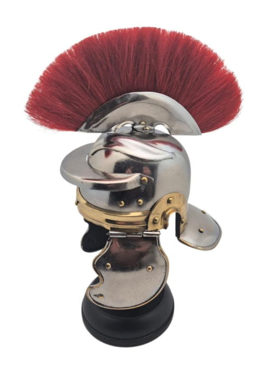 elmo romano centurione con cresta miniatura
