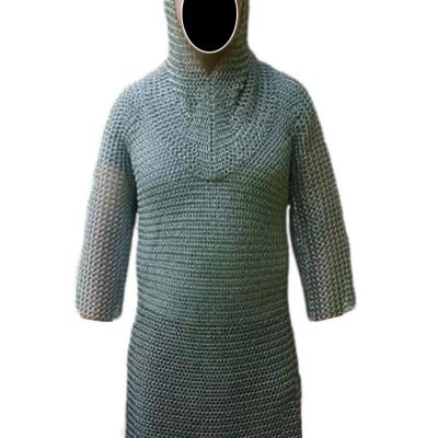 cotta di maglia rivettata + camaglio