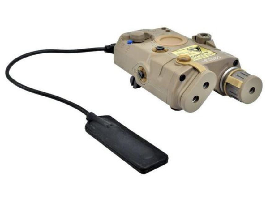 laser con torcia led dark earth